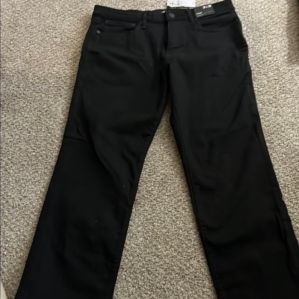 Express Men's Straight Black Jeans 31-30